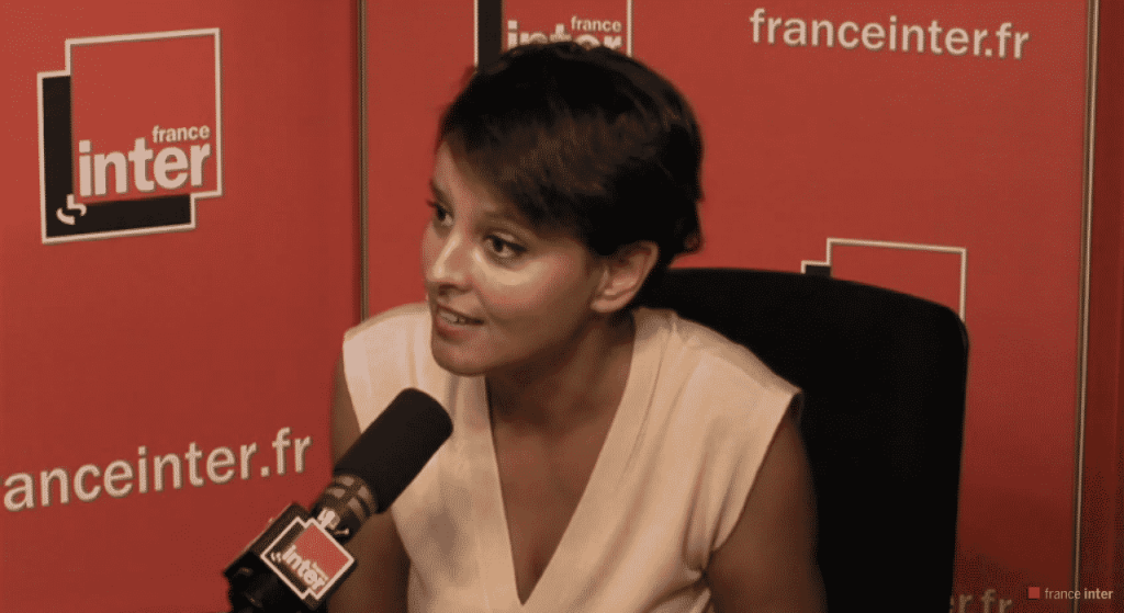 Najat Vallaud-Belkacem inter rentree classe melenchon