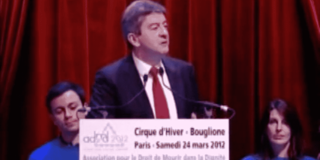 discours melenchon droit de mourir dans la dignite