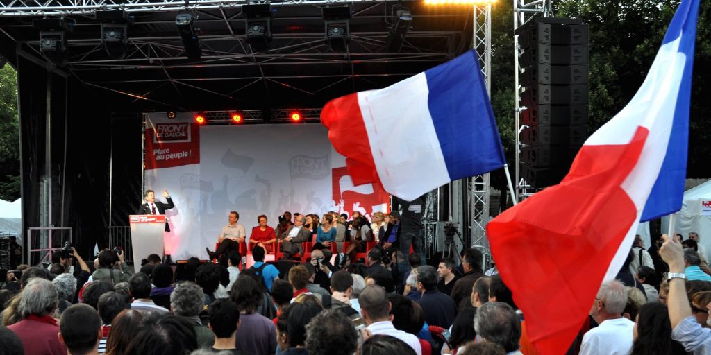 melenchon meeting stalingrad presidentielle