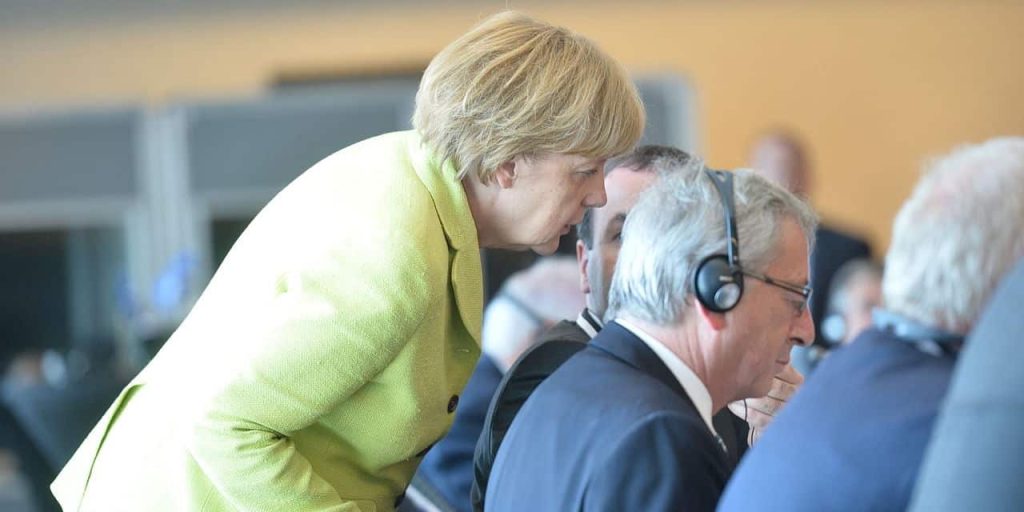 juncker merckel europe 2017 jean luc melenchon