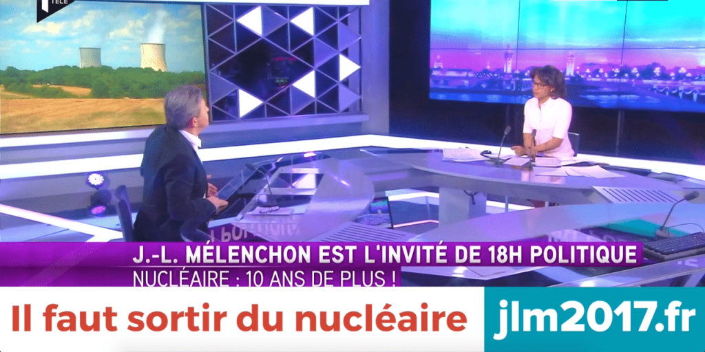 sortir du nucleaire jean luc melenchon