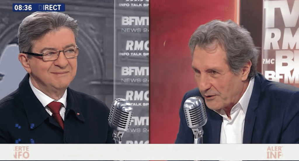 melenchon bourdin impot