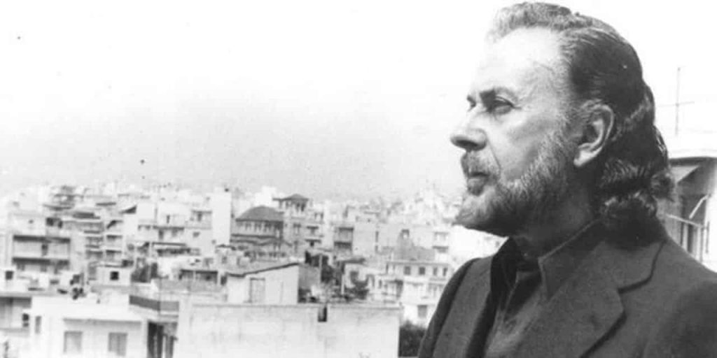 Le poète grec Yánnis Rístos