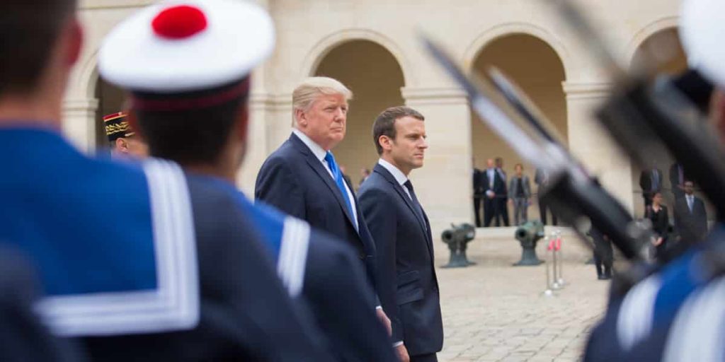 trump macron jupiter