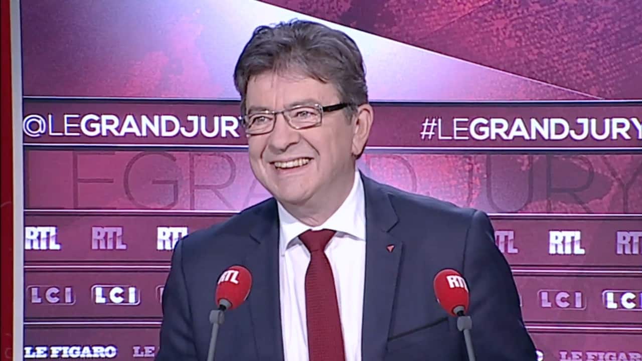 melenchon macron argent