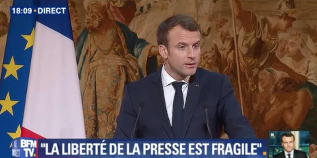 medias liberte presse macron