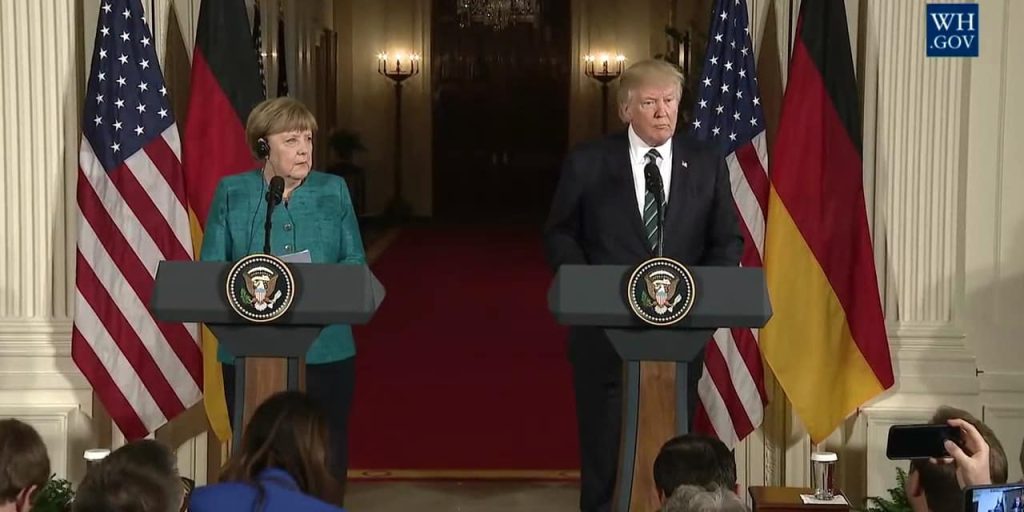 merkel et trump