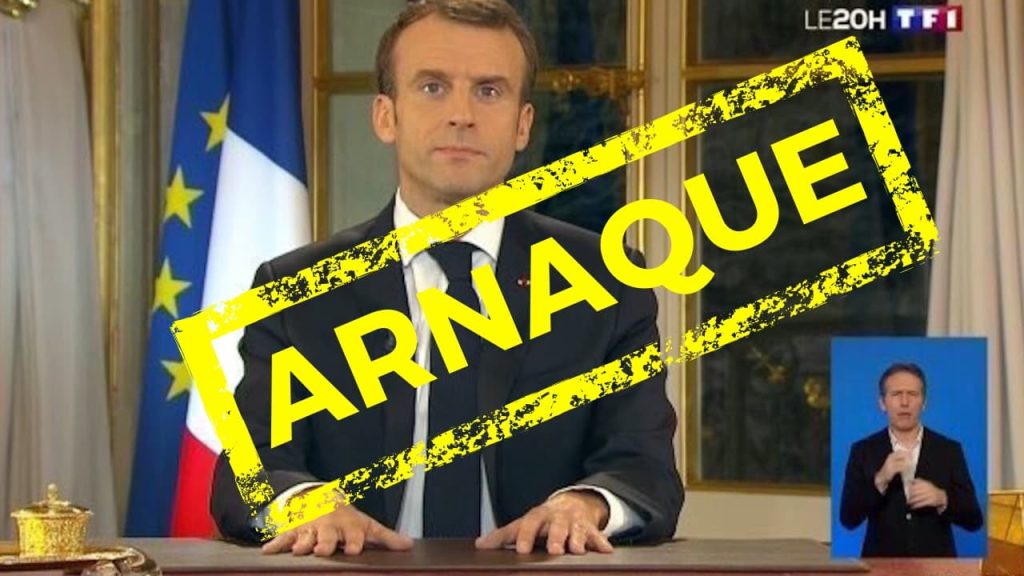 macron arnaque
