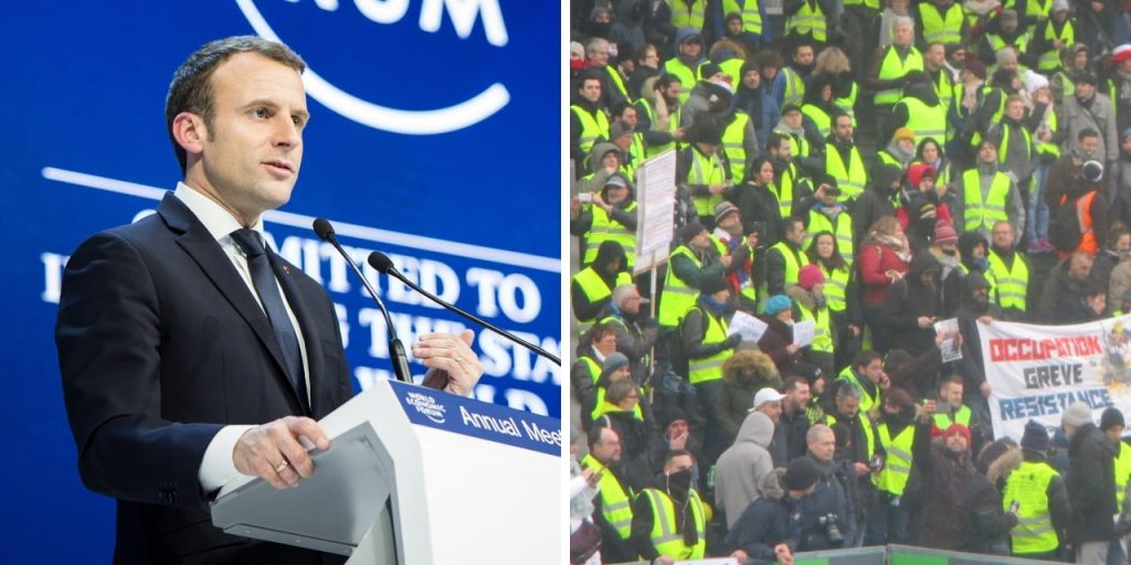 gilets jaunes macron