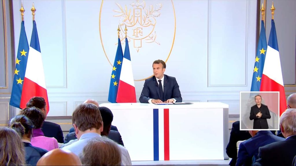 macron verbigeration