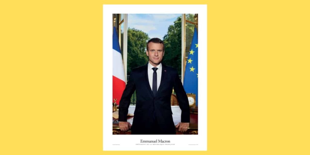 portrait macron