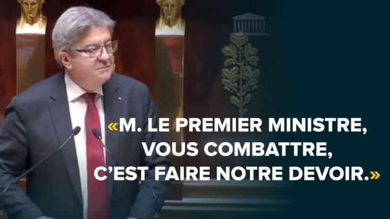 melenchon face a philippe