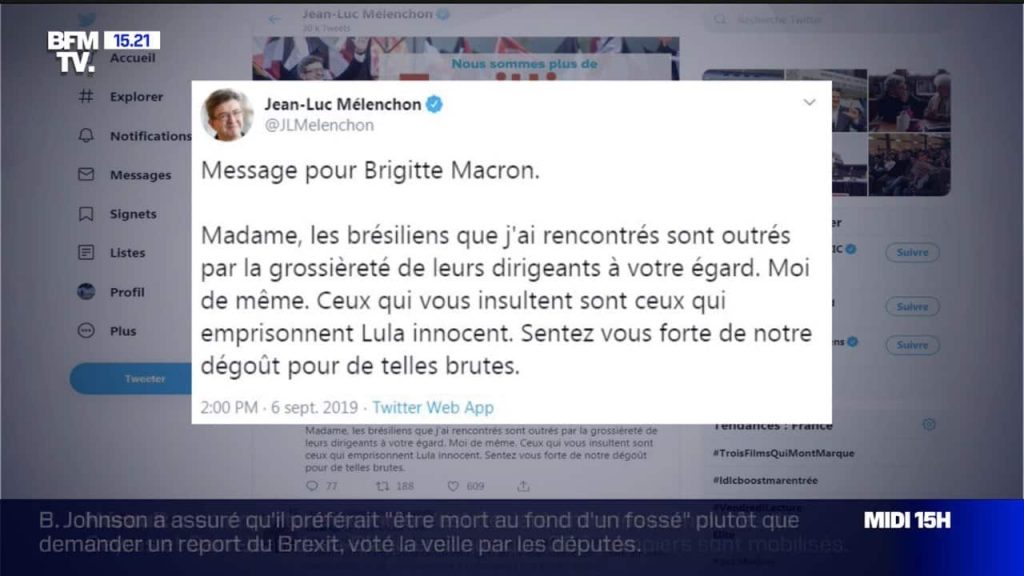 tweet brigitte macron
