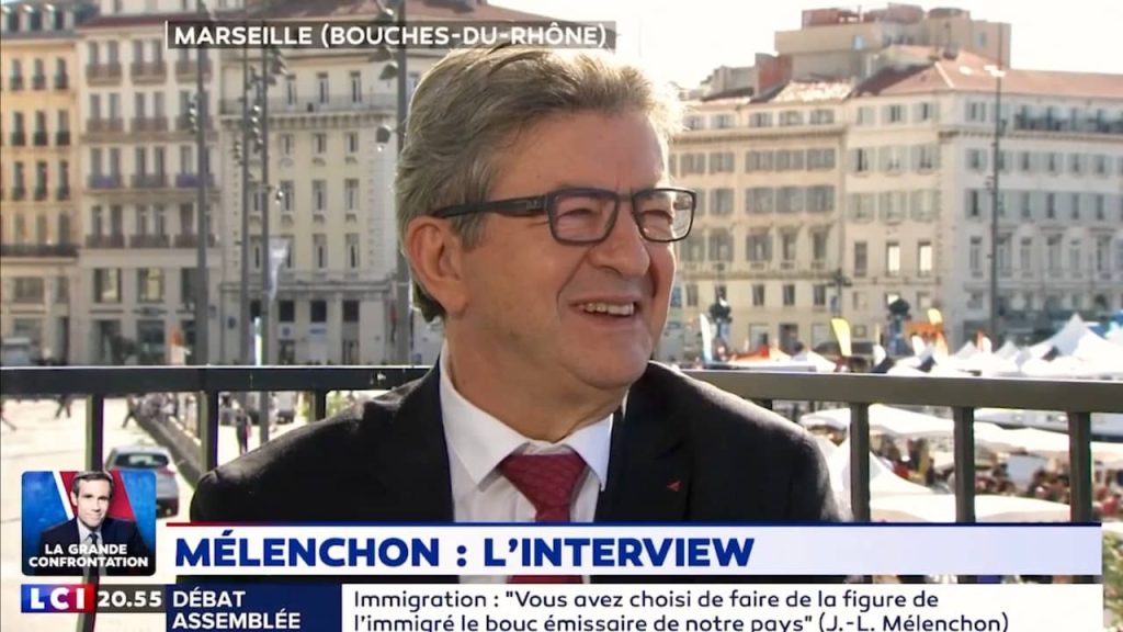 melenchon emission castaner