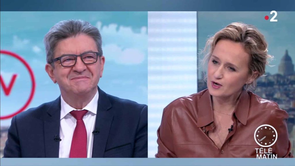 melenchon macron echec retraites