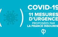 Coronavirus : les 11 mesures d'urgence proposées par la France insoumise
