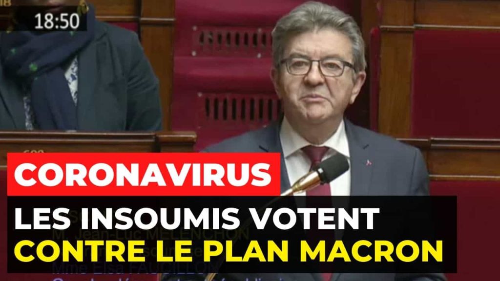 insoumis contre plan macron coronavirus