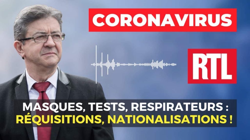 melenchon coronavirus planifications nationalisations