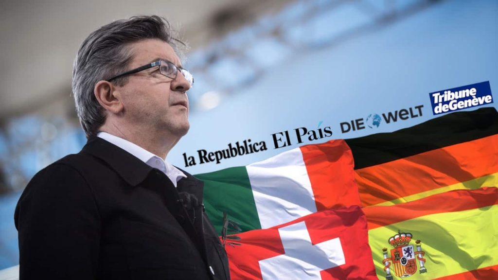 melenchon presse europeenne