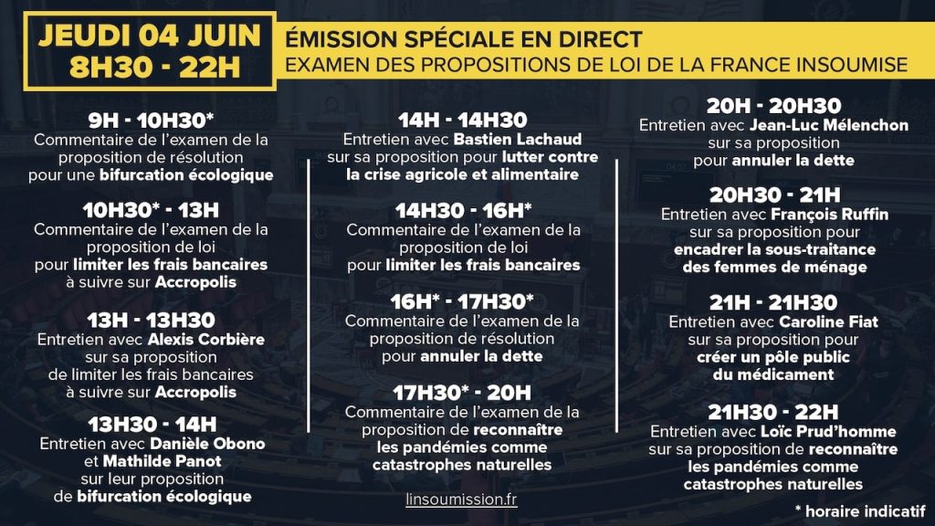 insoumission niche parlementaire