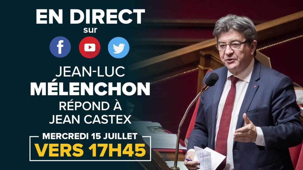 melenchon direct castex