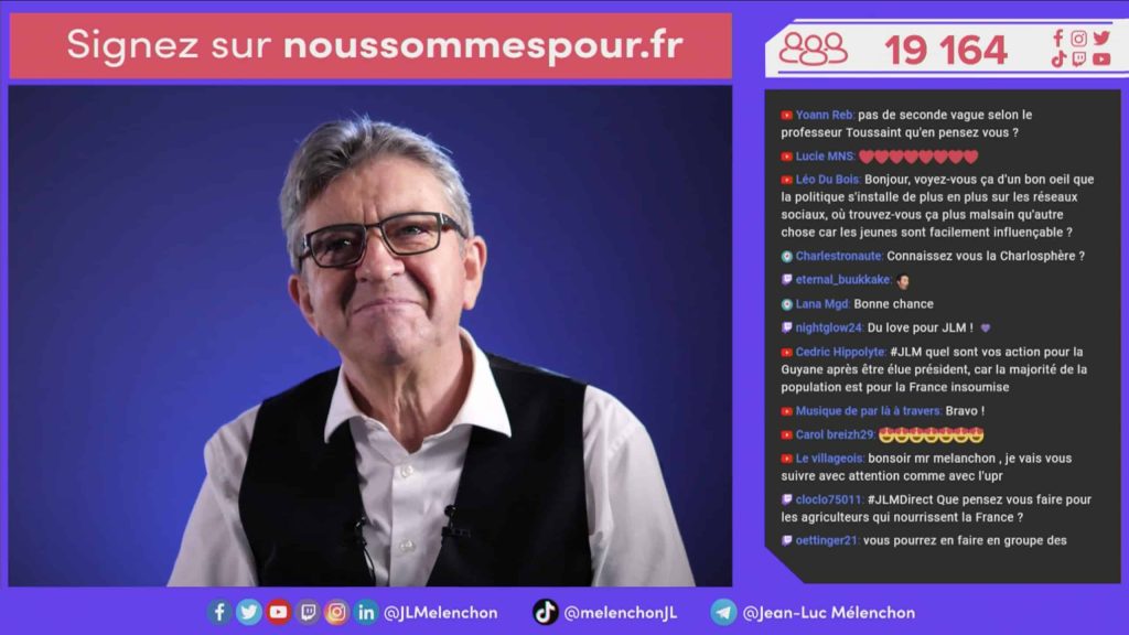 melenchon capture live