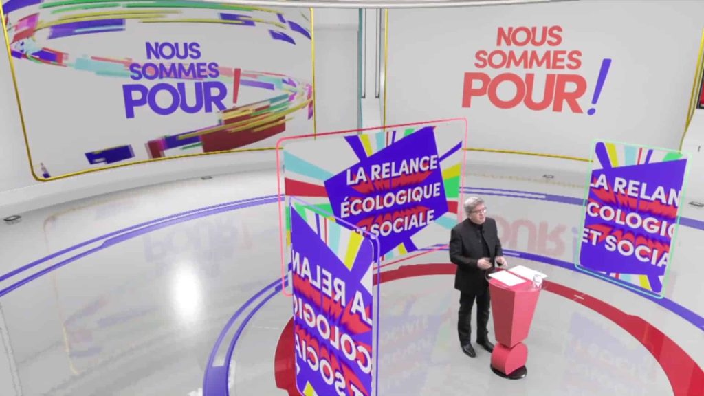 melenchon meeting realite augmentee