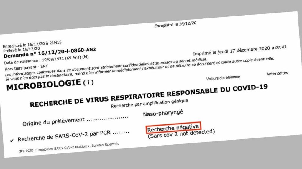 covid 19 negatif