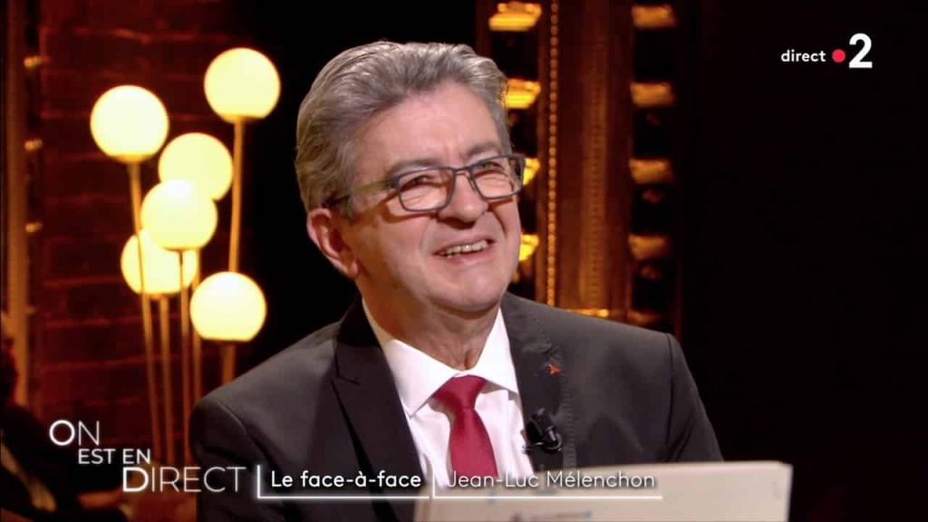 melenchon autre facon vivre on est en direct