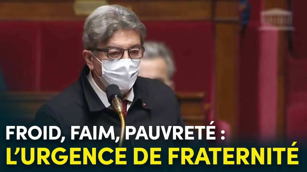melenchon froid faim pauvrete