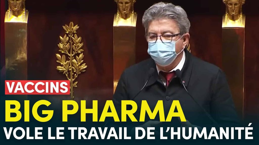melenchon big pharma vaccins