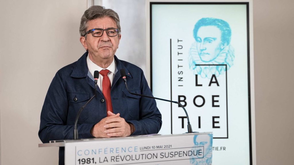 melenchon conference mitterrand 1981