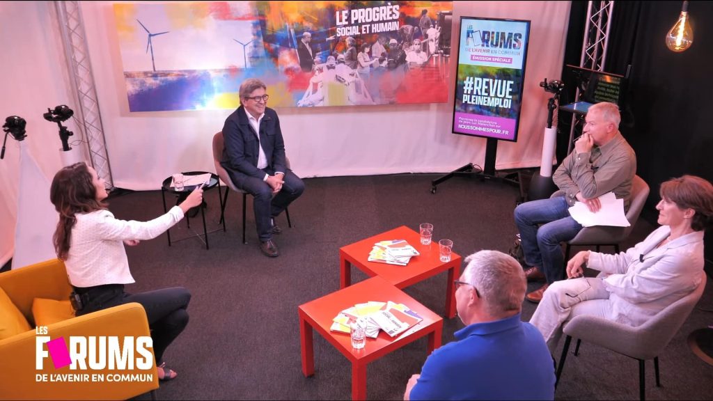 plein emploi melenchon emission