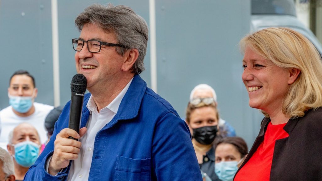 melenchon simonnet sourire