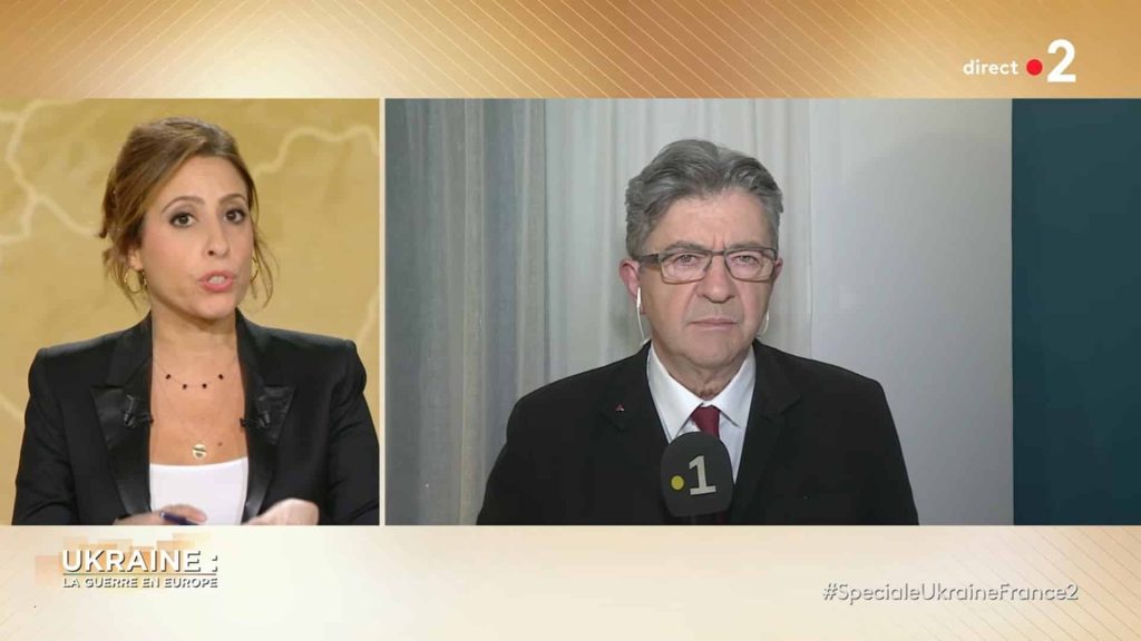 melenchon ukraine poutine russie guerre