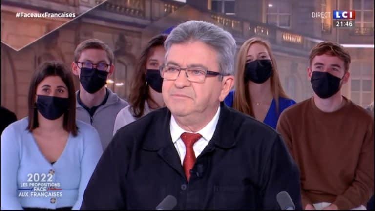 melenchon face aux françaises